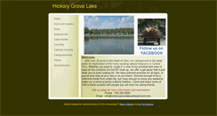 Desktop Screenshot of hickorygrovelakecampground.com